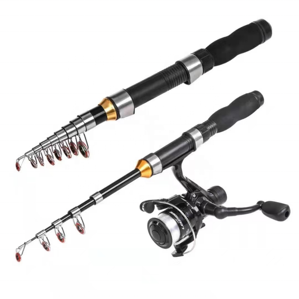 Fishing Rod Telescopic - Portable Collapsible Ultralight Trout Fishing Kit,