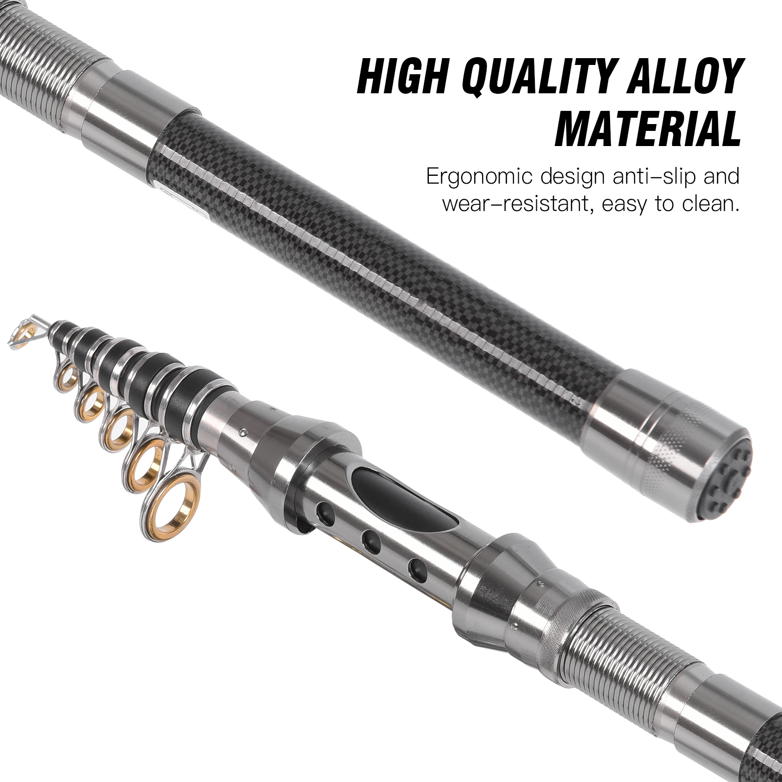 Fishing Pole Combo Set 2Pcs Ro – Fishing Rod Carbon Fiber recenzja i cena