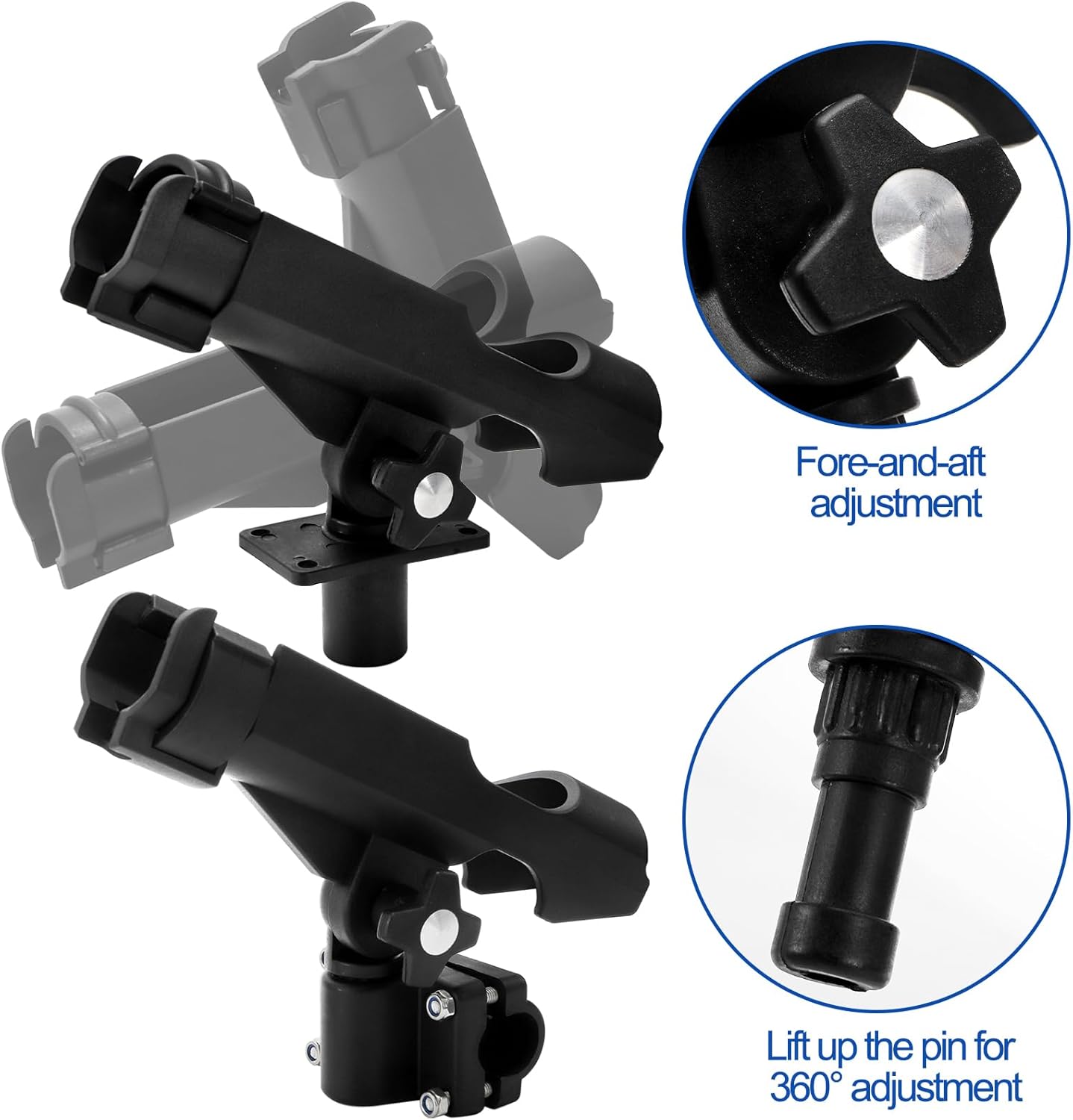2 Pack Fishing Rod Holder with – Fishing Rod Combo recenzja i cena