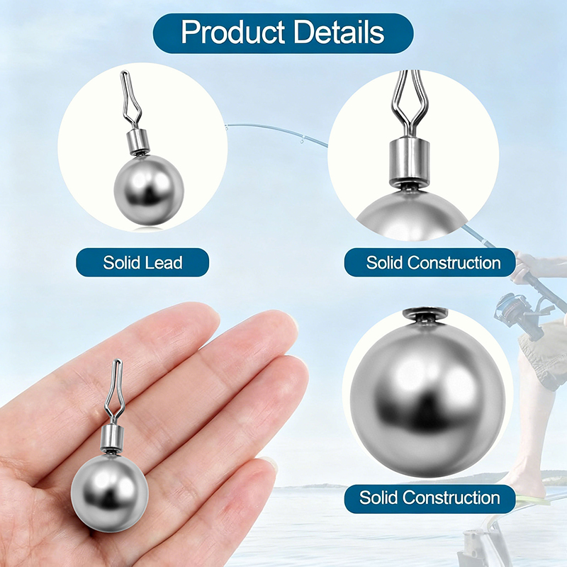 [TUODIAO] Round Drop Shot Sink – Fishing Rod Building Kit recenzja i cena