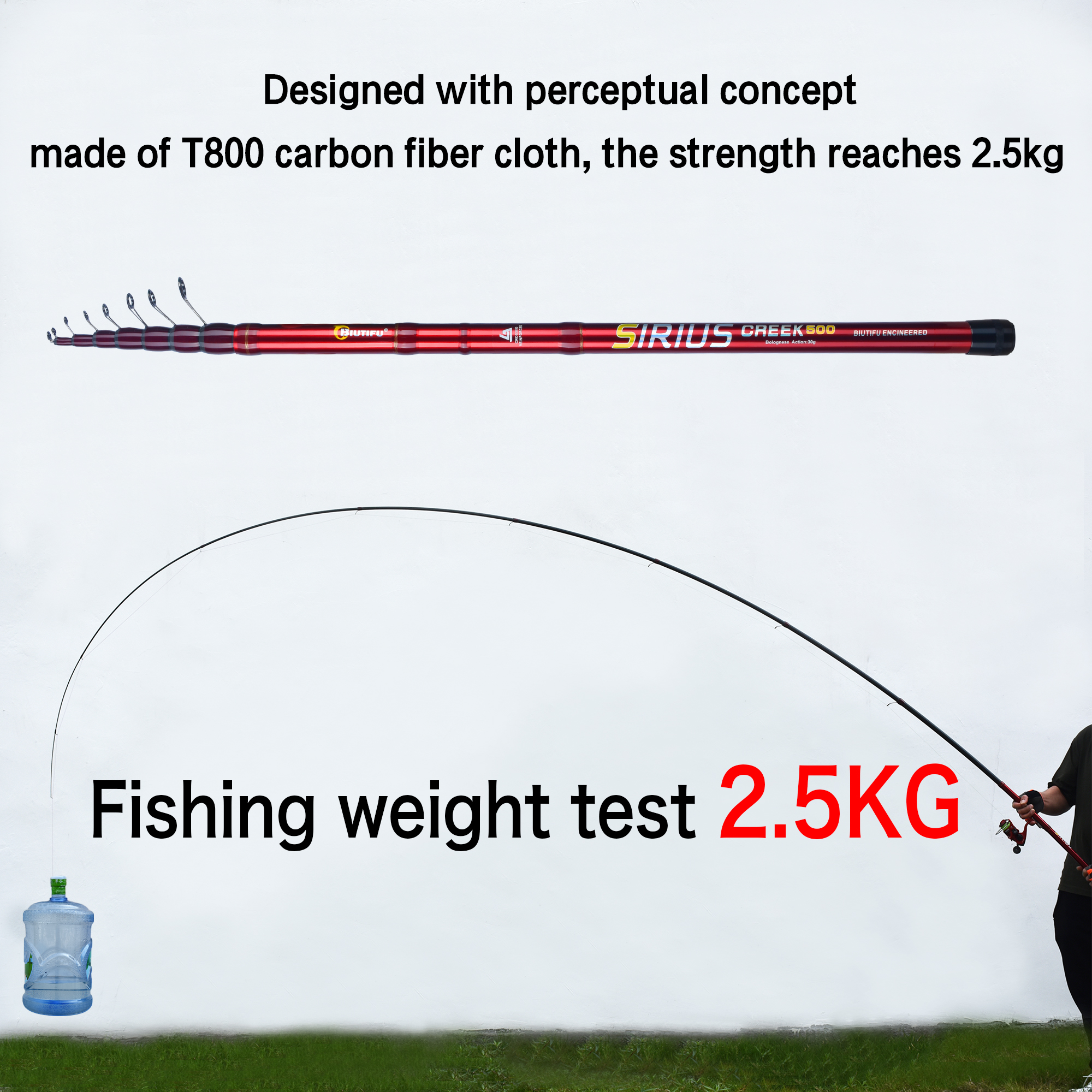 BIUTIFU Telescopic Bolognese F – Fishing Rod Surf recenzja i cena