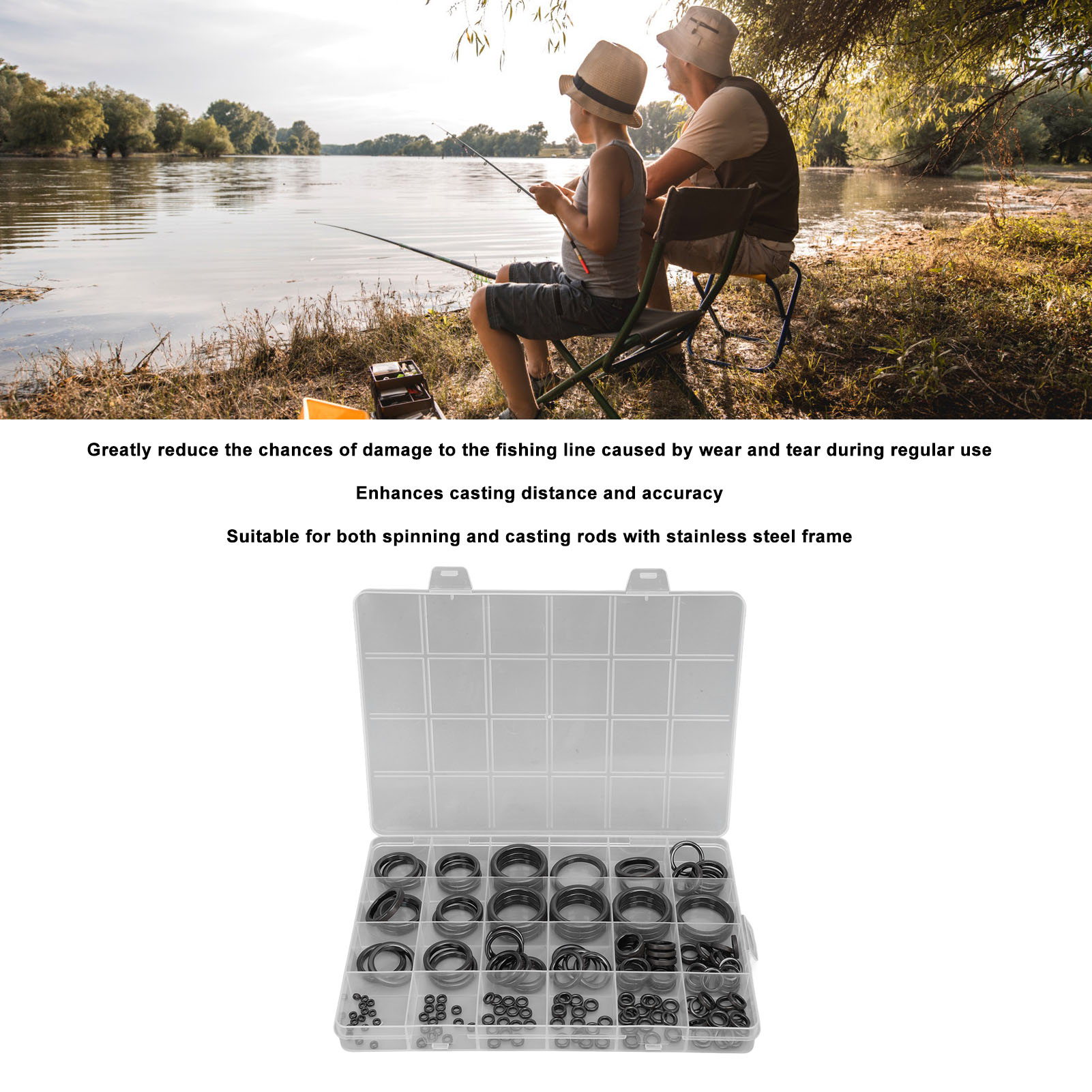 Fishing Rod Guide Repair Kit F – Fishing Rod Guide Replacement recenzja i cena