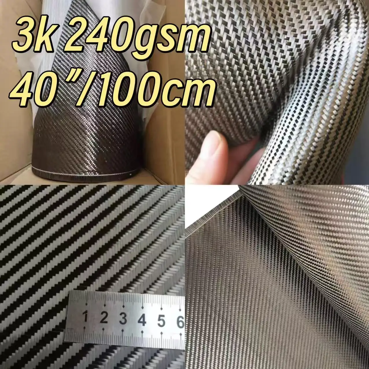[Grade A+]3K 240gsm Real Carbo – Fishing Rod Carbon Fiber recenzja i cena