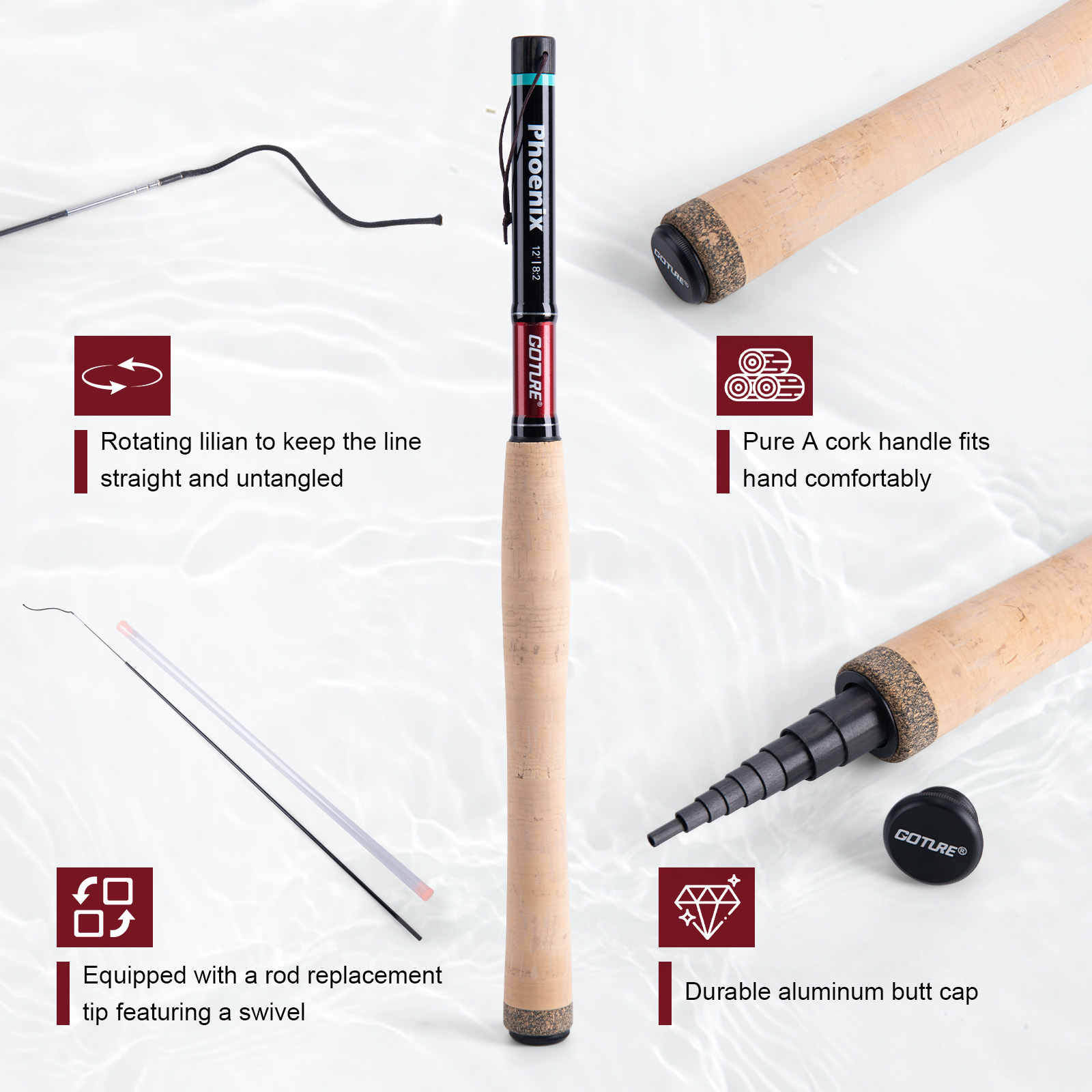 Goture 3.6m Tenkara Rod Set wi – Fishing Rod Fly recenzja i cena