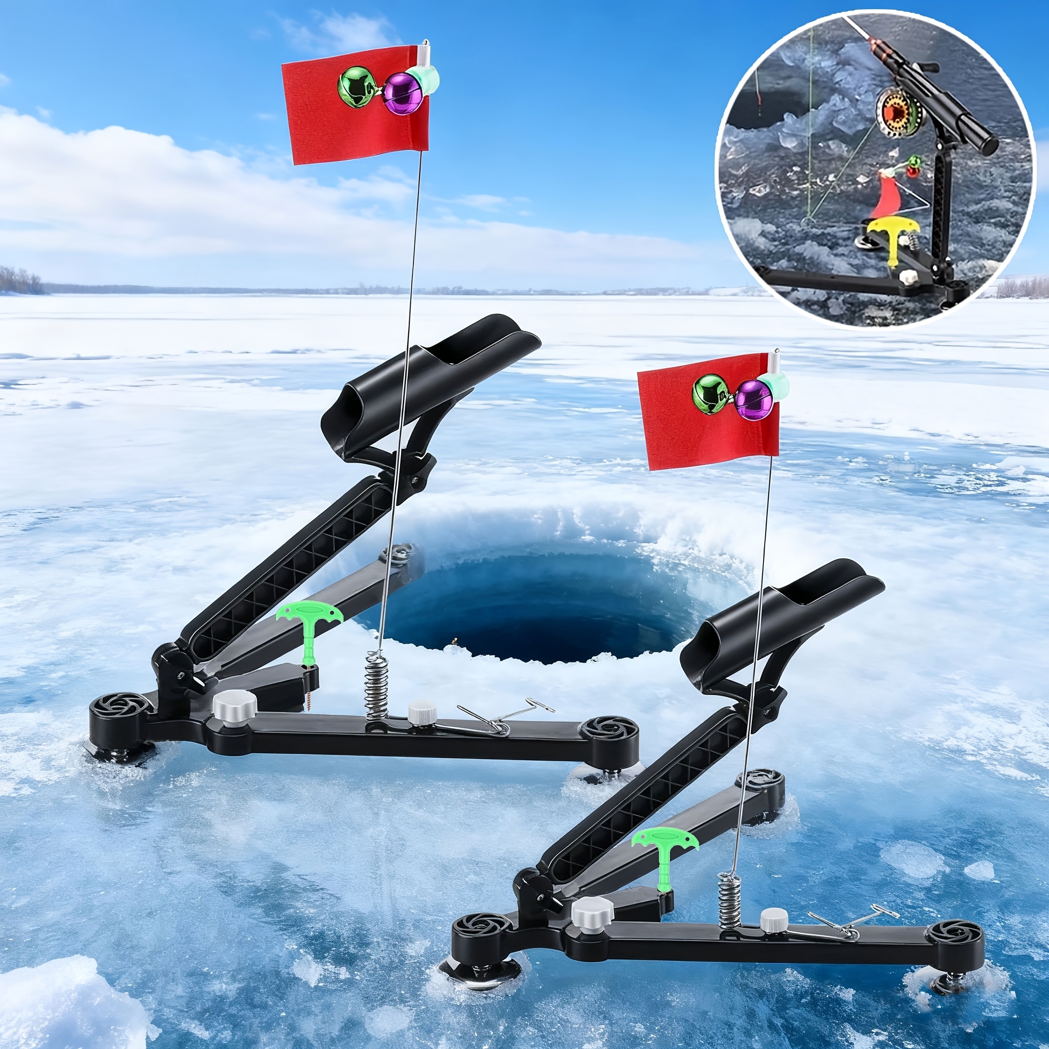 Foldable Ice Fishing Rod Holde – Fishing Rod Ice recenzja i cena