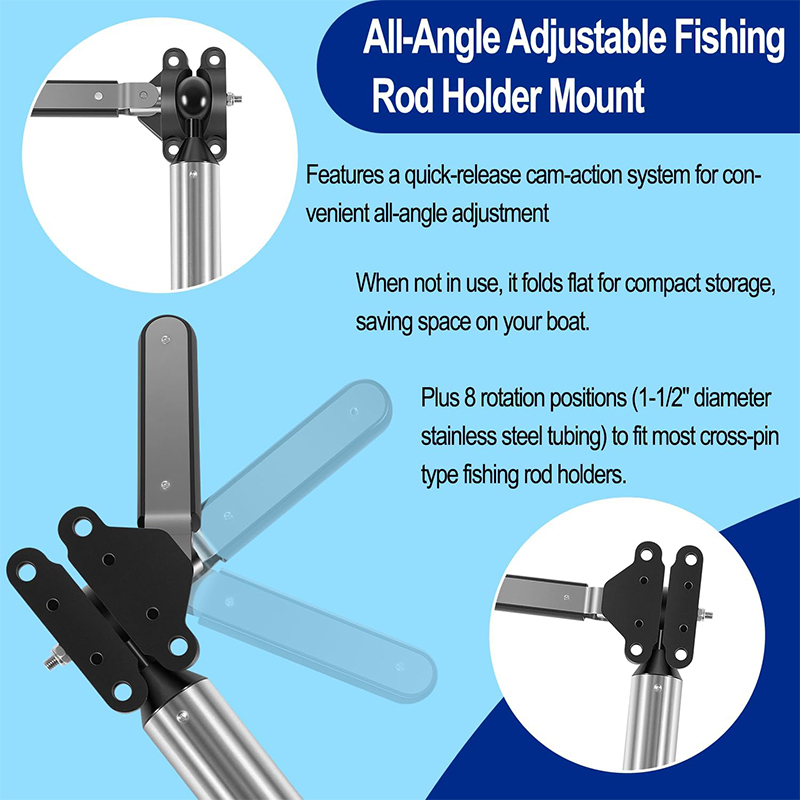 All-Angle Adjustable Fish Rod  – Fishing Rod Boat recenzja i cena