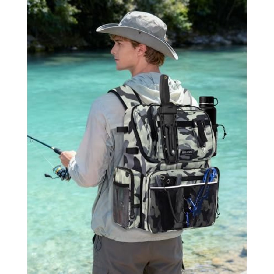 Fishing Backpack with Rod Hold – Fishing Rod Holder recenzja i cena