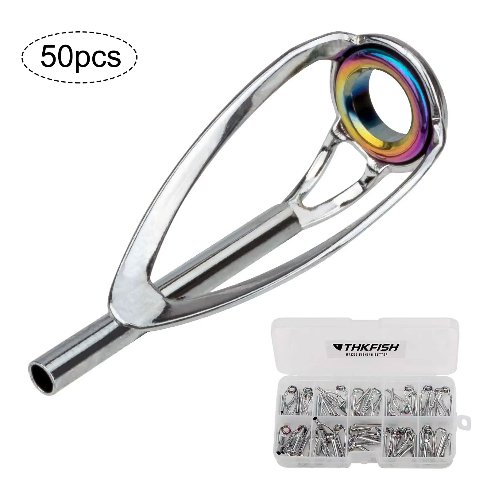 50pcs Fishing Rod Tip Top Repa – Fishing Rod Tip Replacement recenzja i cena