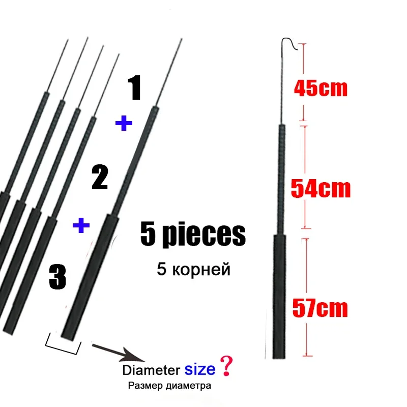 4.1mm-6.4mm 5 pieces Fishing r – Fishing Rod Tip Replacement recenzja i cena
