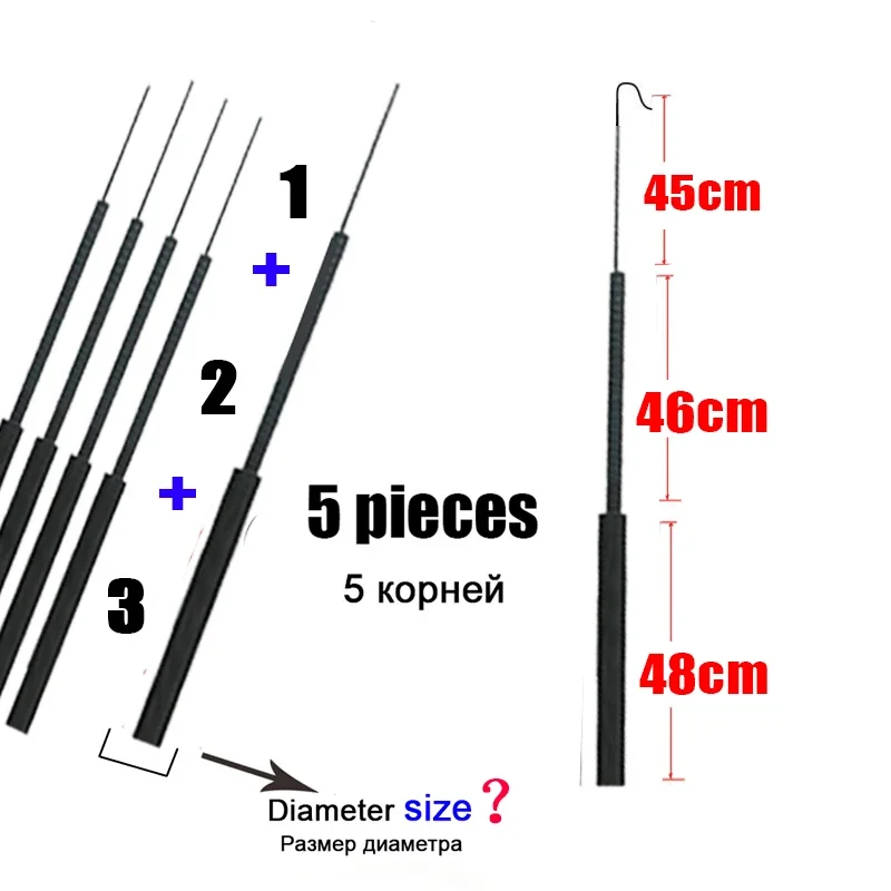 4.1mm-6.4mm 5 pieces Fishing r – Fishing Rod Tip Replacement recenzja i cena