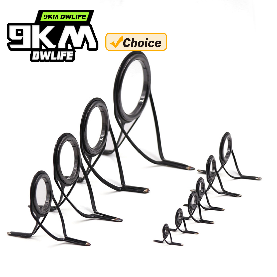 9KM OB Curved Rod Guide Kit 10 – Fishing Rod Guide Replacement recenzja i cena