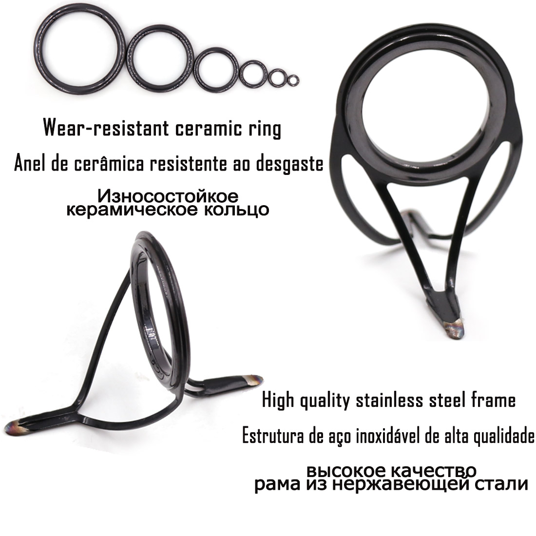 9KM OB Curved Rod Guide Kit 10 – Fishing Rod Guide Replacement recenzja i cena