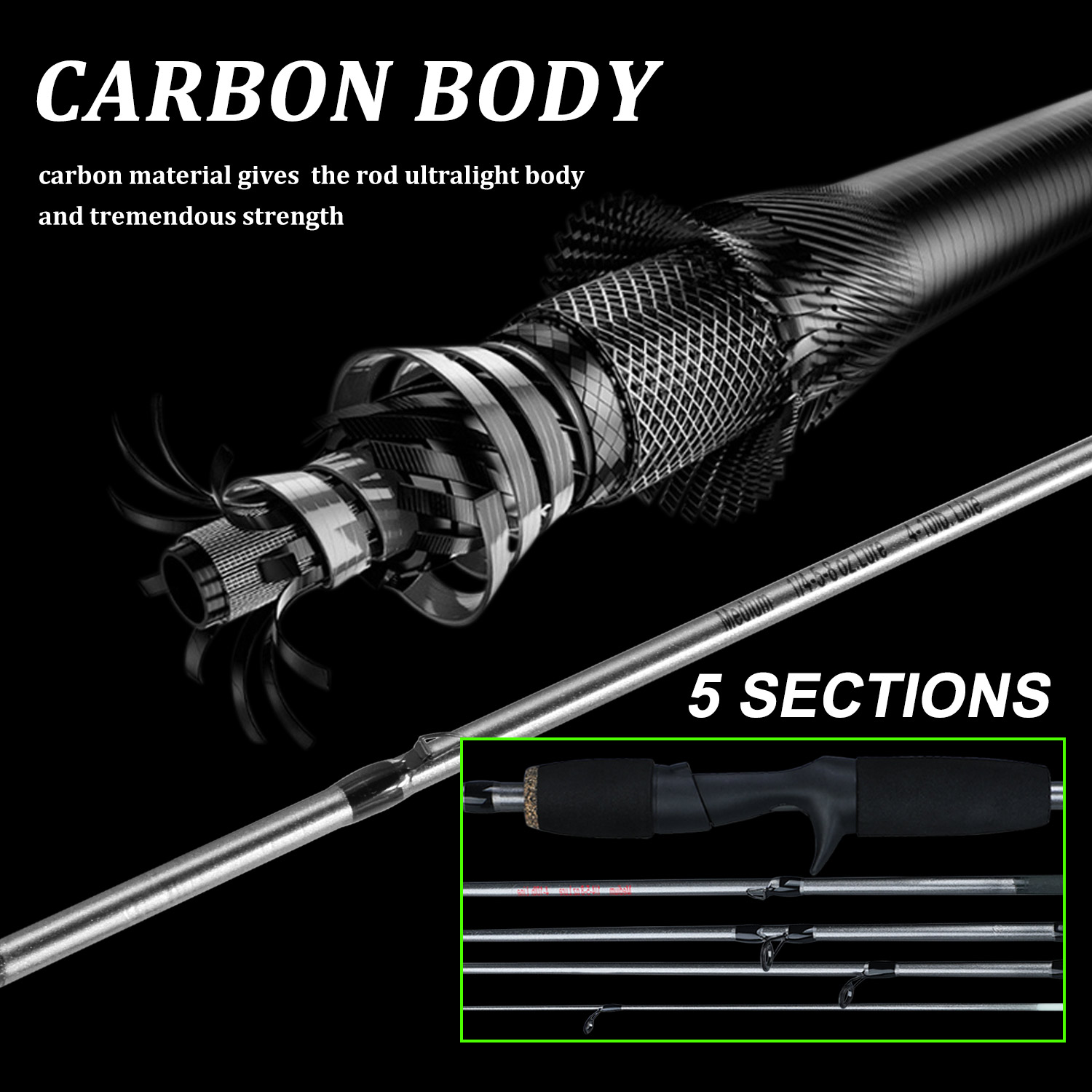 Sougayilang Fishing Rod Combo  – Fishing Rod Carbon Fiber recenzja i cena
