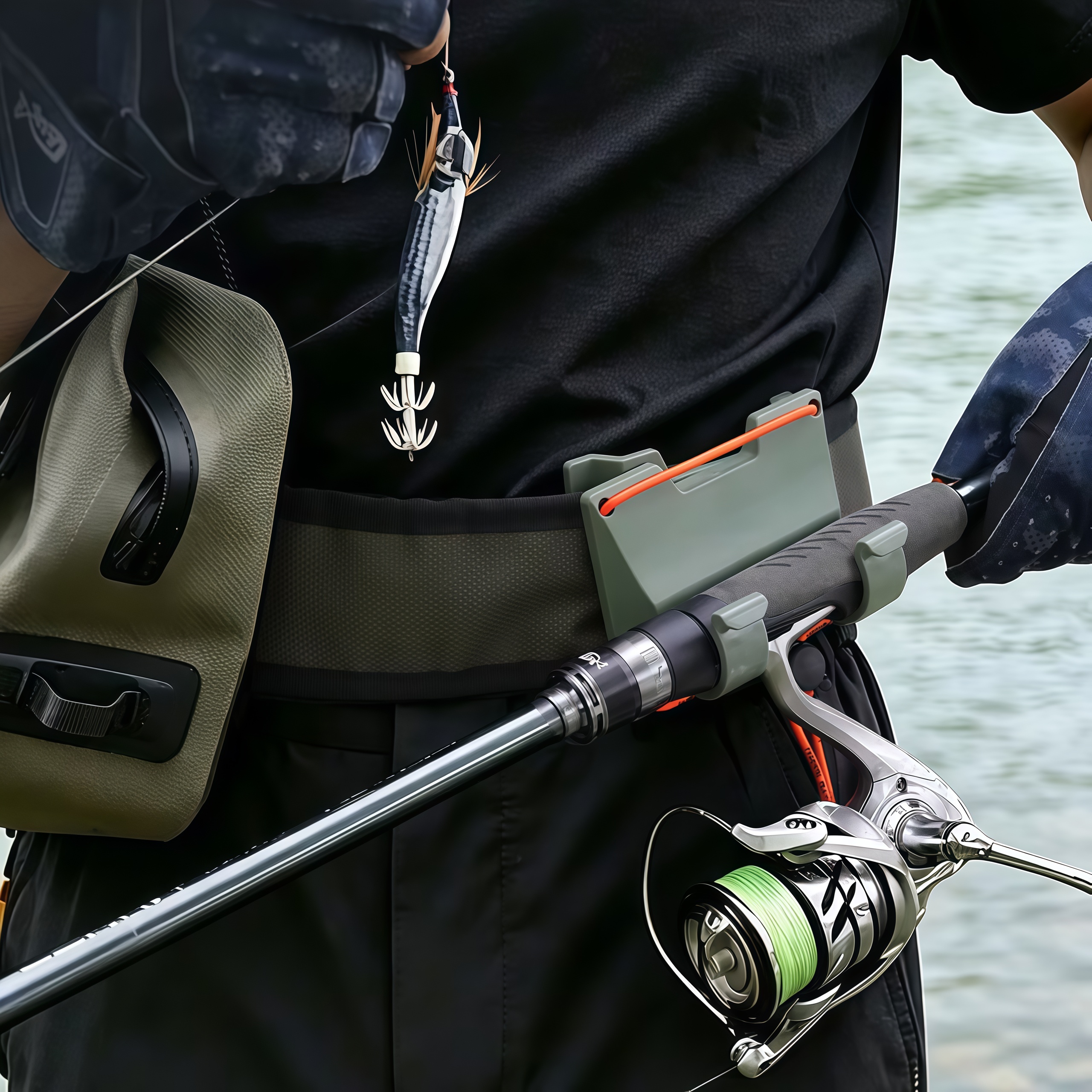 DEUKIO Outdoor Belt Clip Rod H – Fishing Rod Spinning recenzja i cena