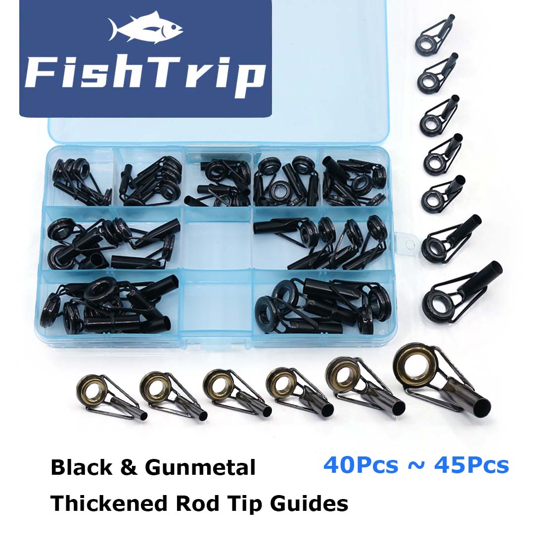 FishTrip Rod Tip Repair Kit 5~ – Fishing Rod Tip Replacement recenzja i cena