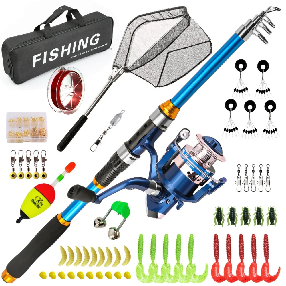 2.1-3.6M Telescopic Glass Fibe – Fishing Rod Spinning recenzja i cena