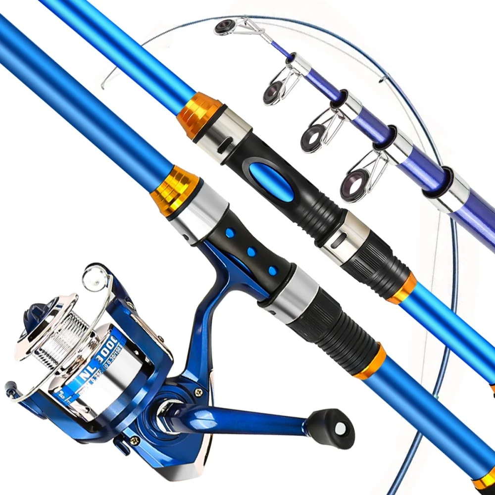 2.1-3.6M Telescopic Glass Fibe – Fishing Rod Spinning recenzja i cena