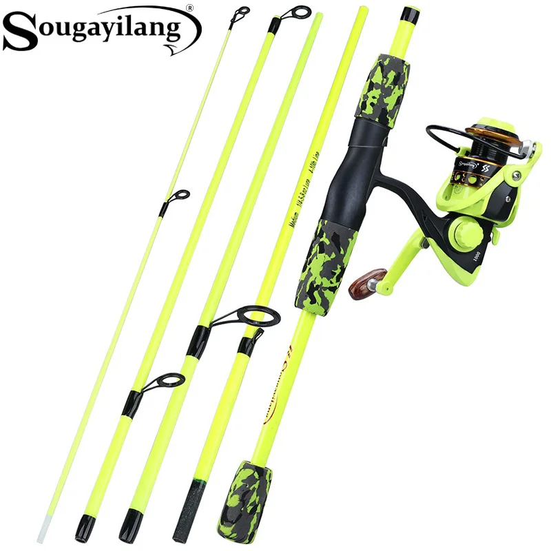 Sougayilang Portable 5 Section – Fishing Rod Combo recenzja i cena