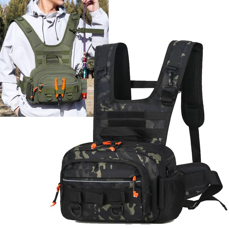 Men Chest Bag Tactical Fishing – Fishing Rod Holder recenzja i cena