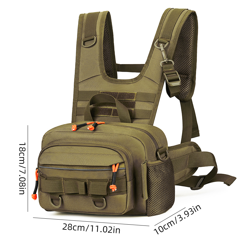 Men Chest Bag Tactical Fishing – Fishing Rod Holder recenzja i cena