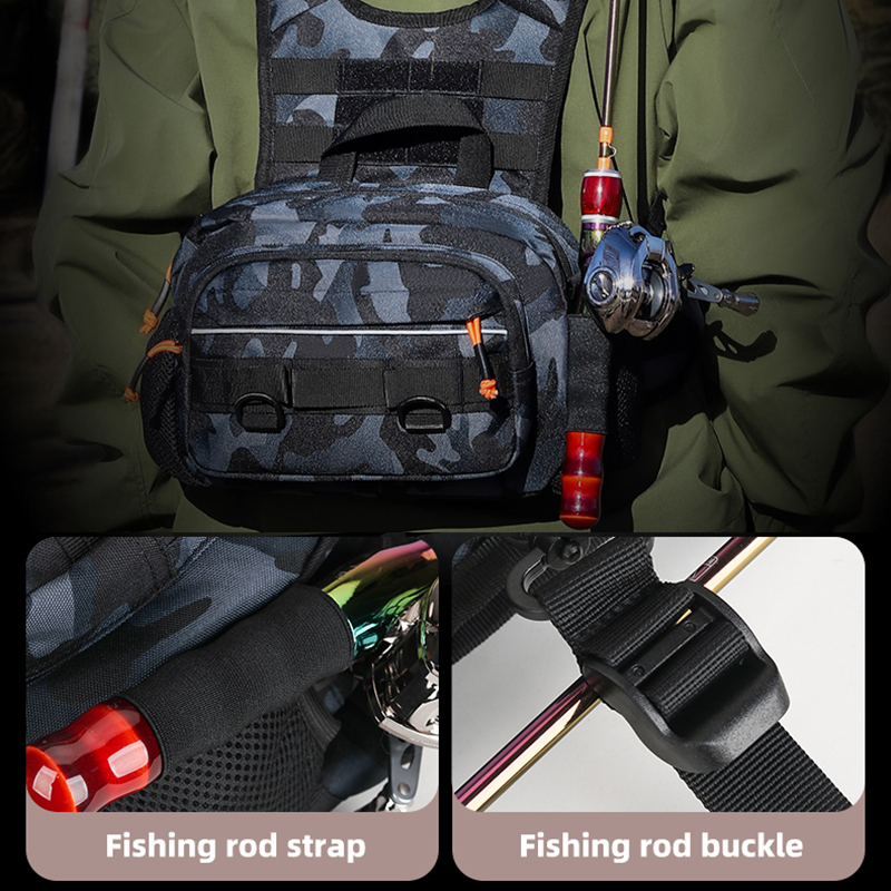Men Chest Bag Tactical Fishing – Fishing Rod Holder recenzja i cena
