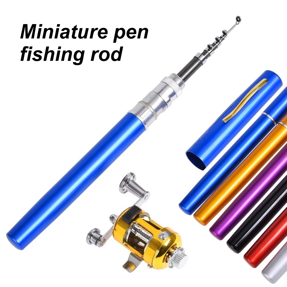 Mini portable steel pen fishin – Fishing Rod Case recenzja i cena