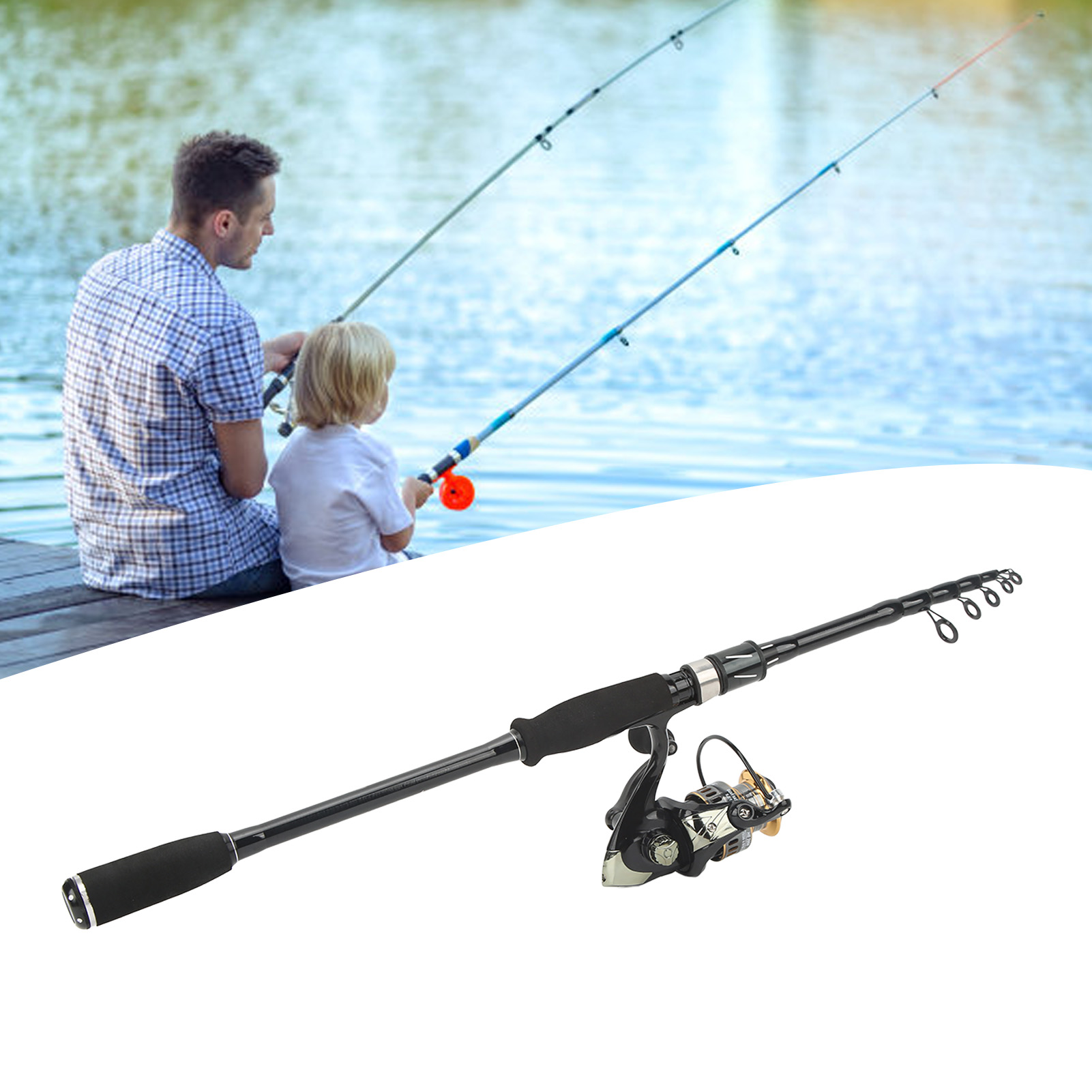 Lure Fishing Rod and Reel Comb – Fishing Rod Carbon Fiber recenzja i cena