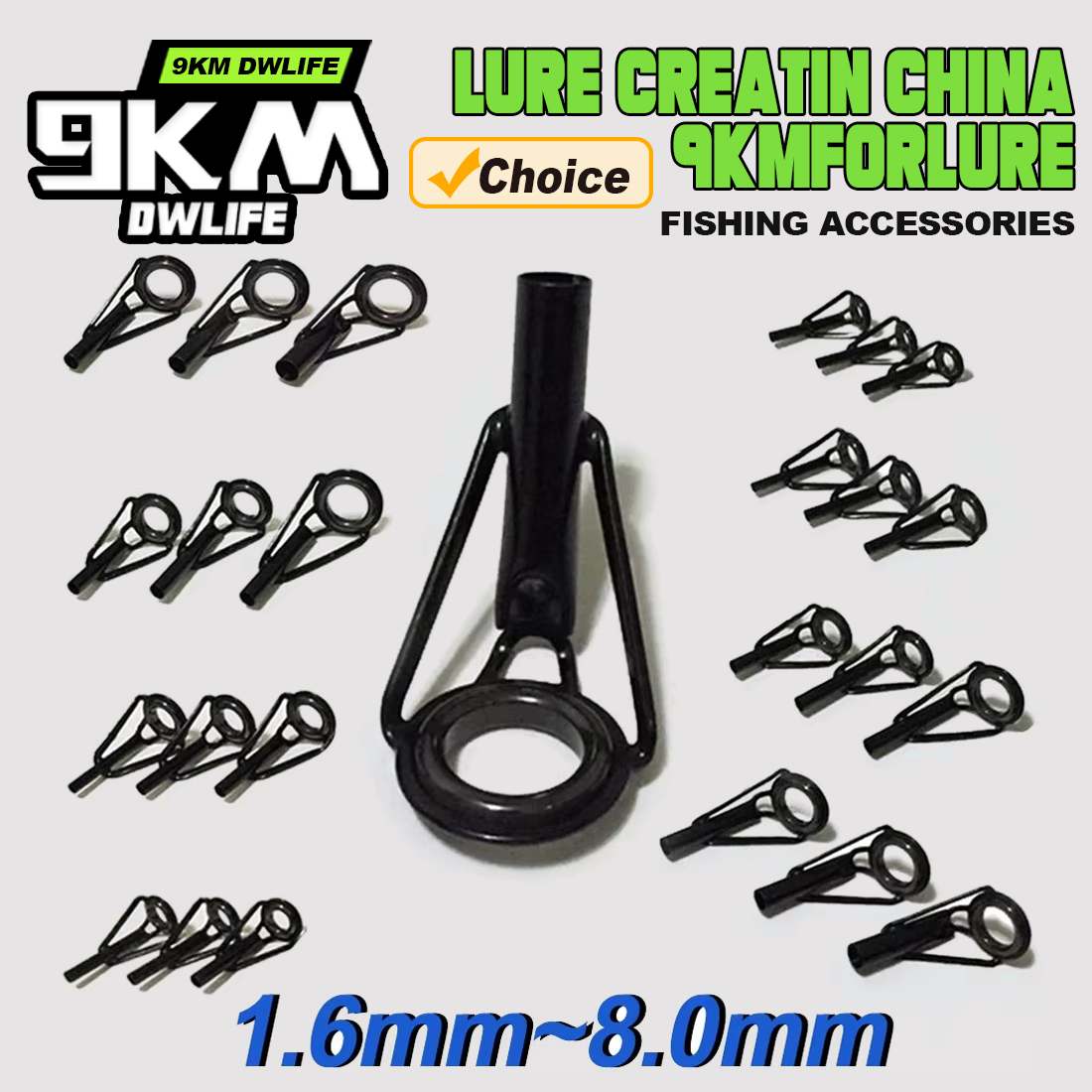 5Pcs Fishing Rod Tip Guides Re – Fishing Rod Tip Replacement recenzja i cena