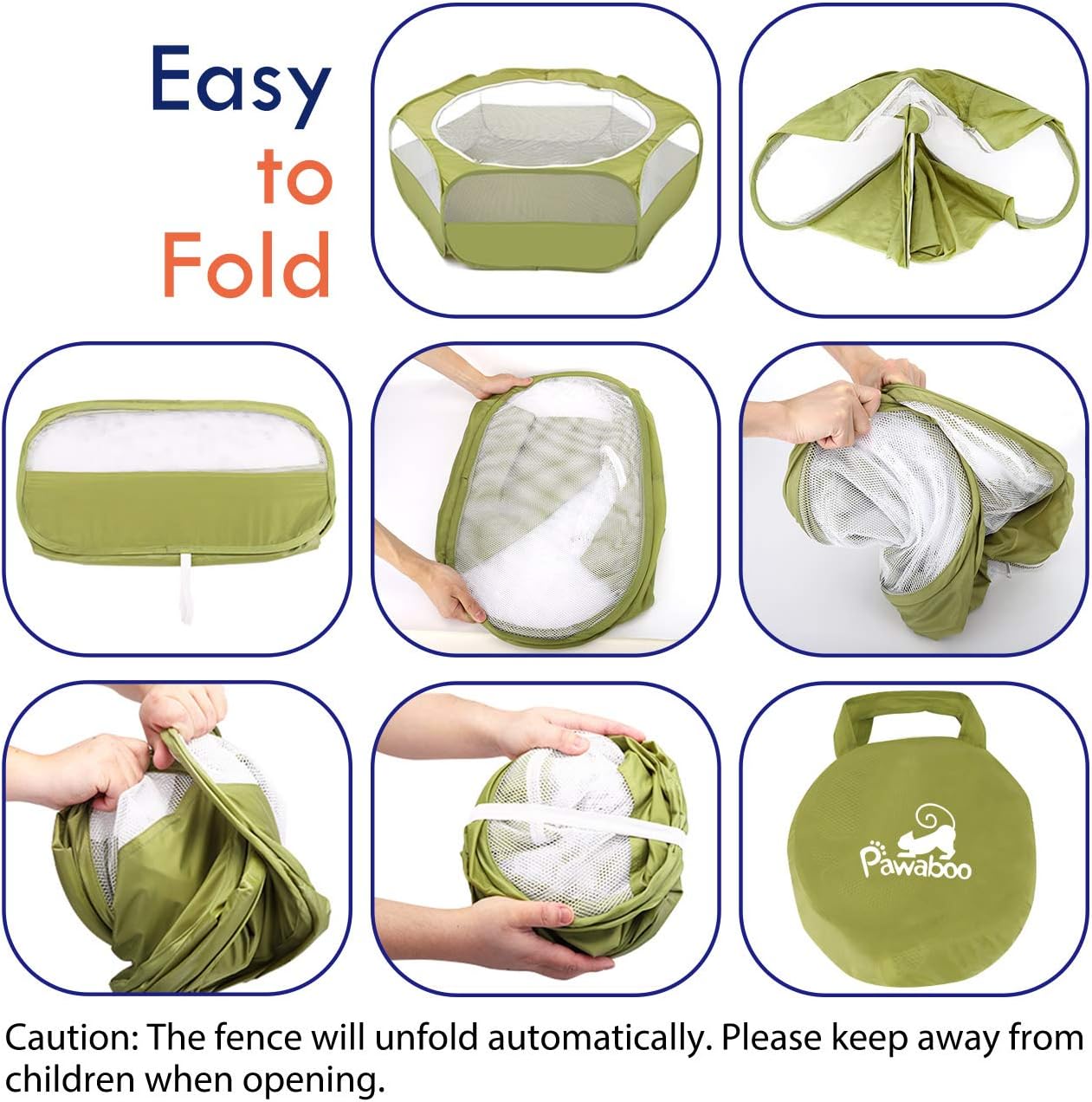Pawaboo Small Animals Playpen  – Fishing Rod Travel recenzja i cena