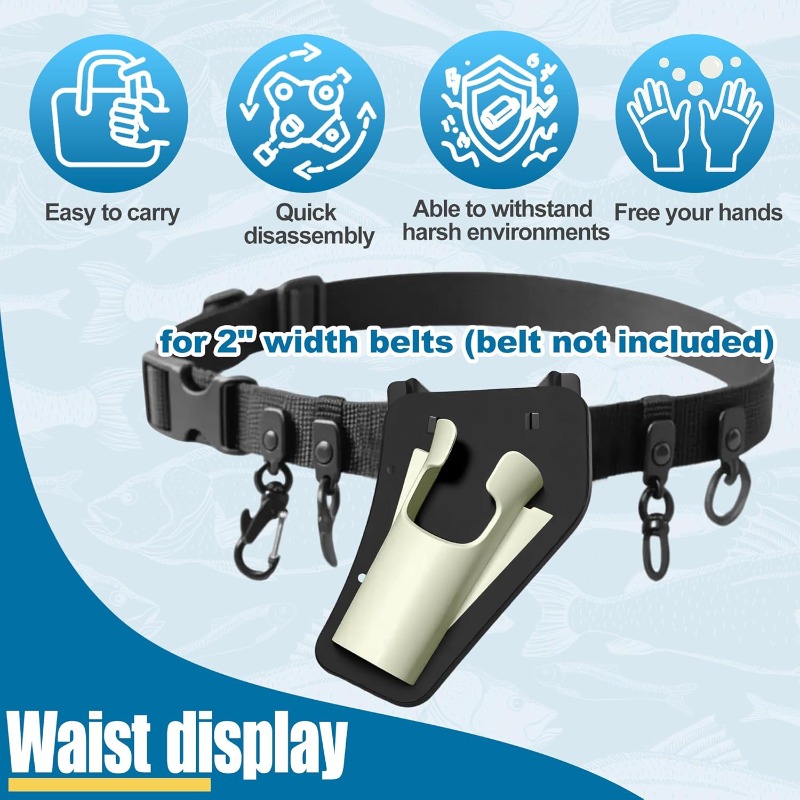 1PC Outdoor Fishing Rod Waist  – Fishing Rod Fly recenzja i cena